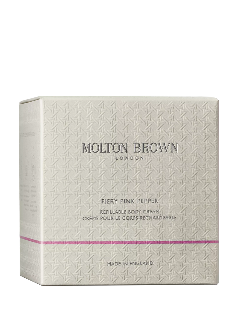 Molton Brown Fiery Pink Pepper Body Cream 200ml, imported from the UK
