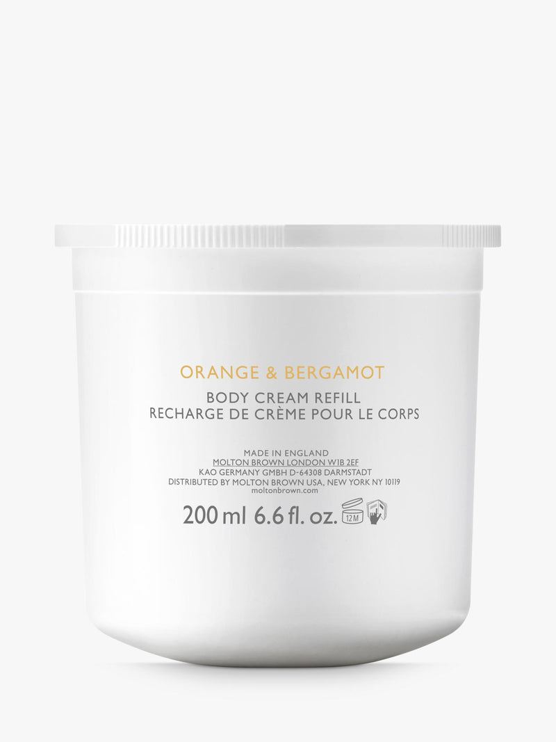 Molton Brown body cream refill Orange & Bergamot 200ml, UK version