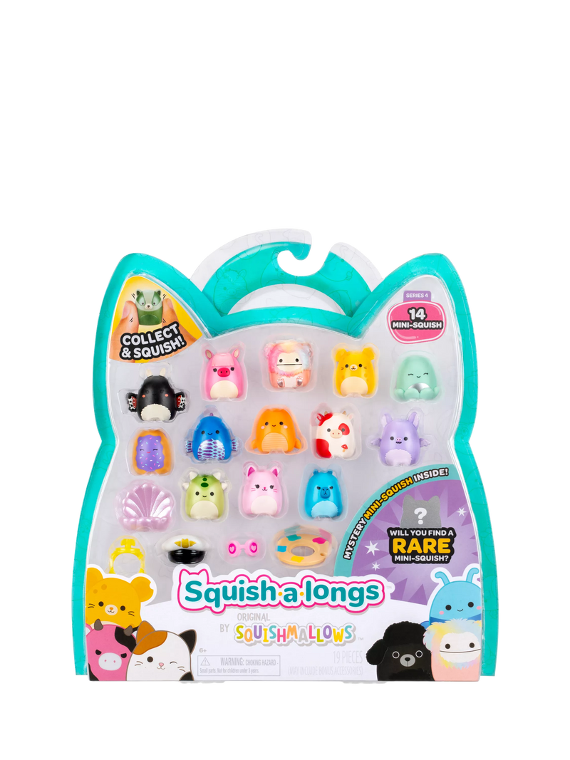 Squishmallows Squish-a-longs Mini-Squish 14-pack - British product