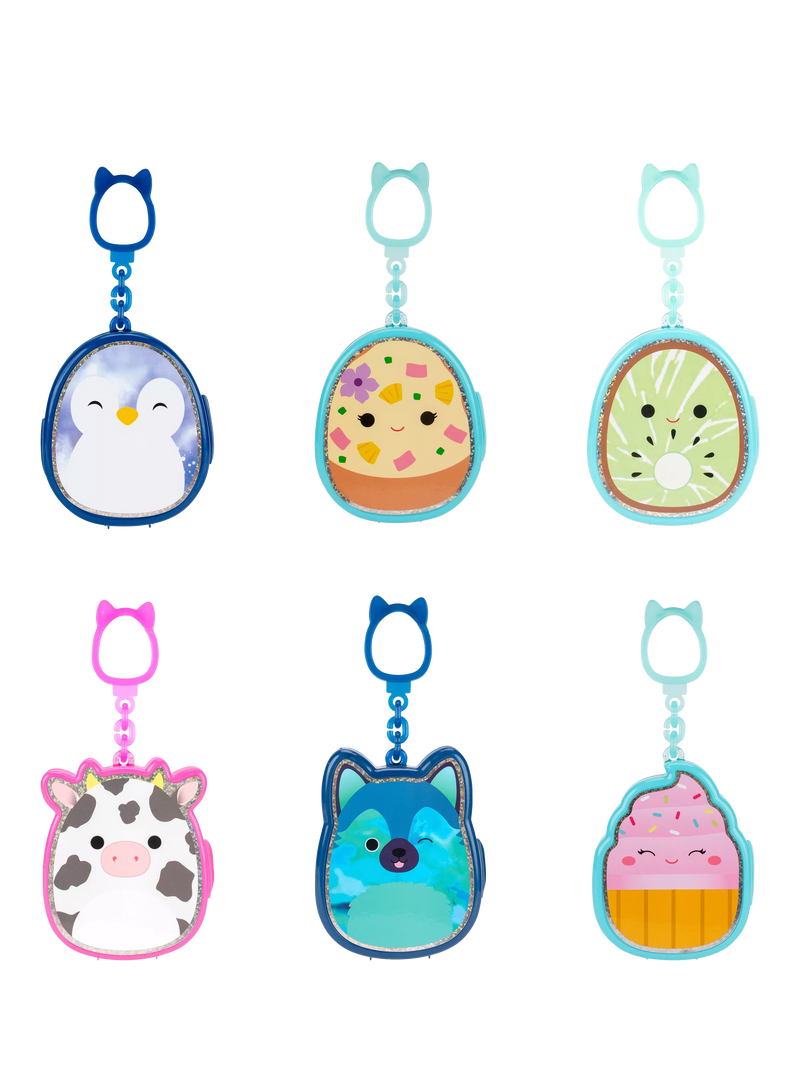 Squishmallows Squish-a-longs Clip-a-longs toy set, UK version