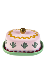John Lewis Eleanor Bowmer Electric Coast Stoneware Butter Dish, Multi- Buy online at McGrocer