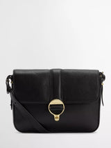 John Lewis Barbour Rosa Leather Crossbody Bag, Black- Buy online at McGrocer