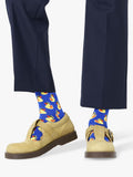 Happy Socks rubber duck socks blue one size (British brand)