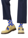 Happy Socks rubber duck socks blue one size (British brand)