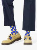 Happy Socks rubber duck socks blue one size (British brand)
