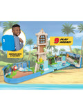 Pokémon carry case playset ruins duelscape Pikachu figure (British brand)
