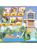 Pokémon carry case playset ruins duelscape Pikachu figure (British brand)