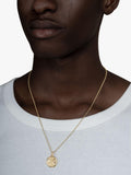 Dower & Hall gold vermeil St. Michael talisman necklace, imported from the UK