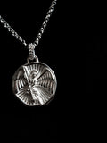 Dower & Hall St. Michael talisman necklace 55cm, imported from the UK
