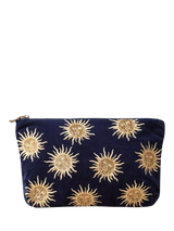 John Lewis Elizabeth Scarlett Sun Goddess Velvet Pouch, Navy- Buy online at McGrocer