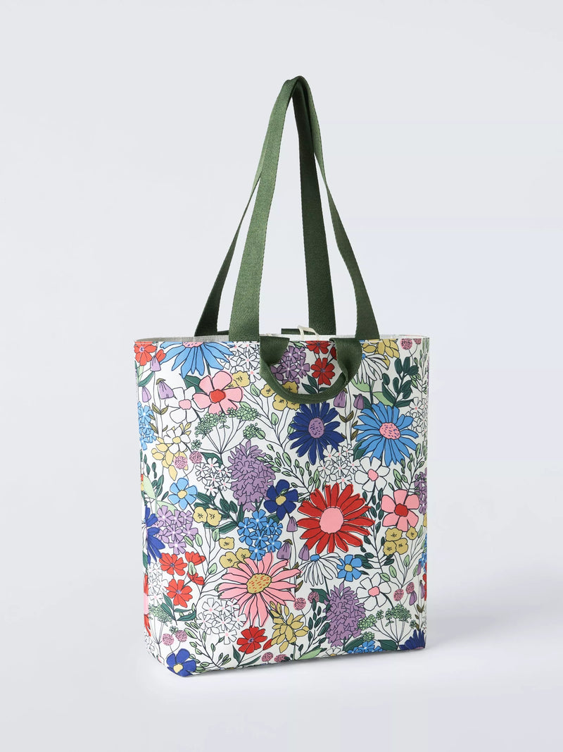 John Lewis wildflowers tote bag multi recycled polyester, imported from the UK