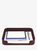 Stackers desk caddy with tray garnet, imported from the UK