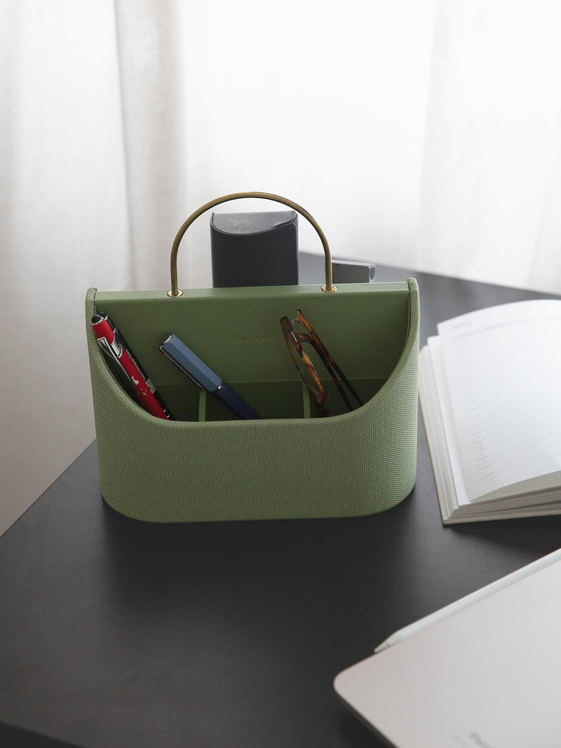 Stackers desk caddy sage 21cm - British product