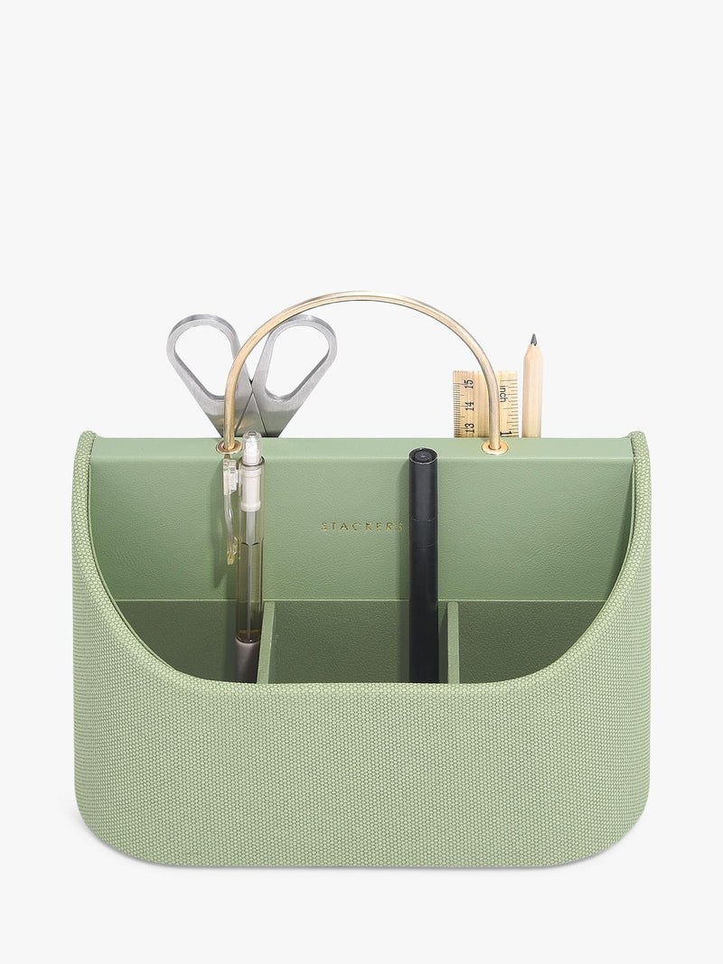 Stackers desk caddy sage 21cm - British product