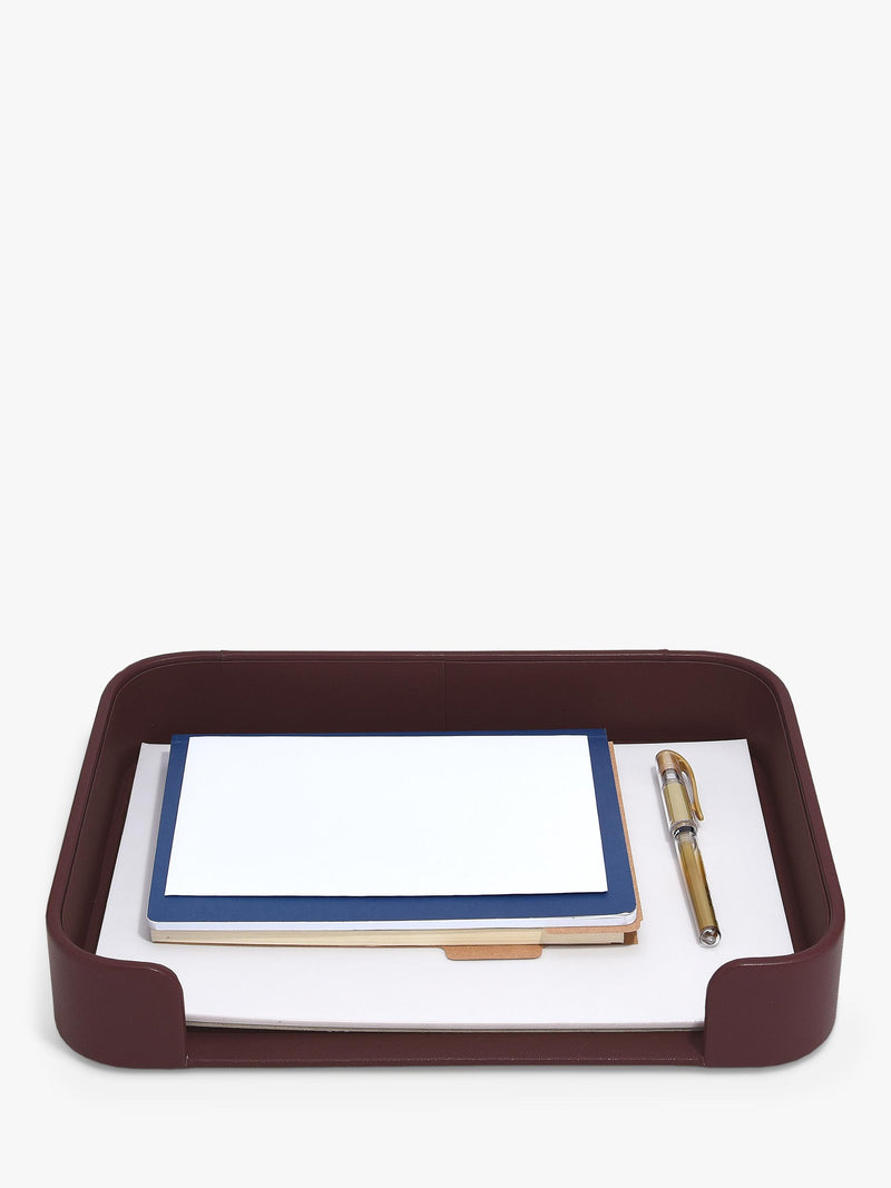 Stackers magazine tray Garnet H5xW32.5xD24.5cm, UK version
