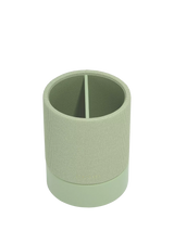 John Lewis Stackers Sage Faux Leather Pen Pot- Buy online at McGrocer