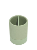 Stackers sage faux leather pen pot, UK version