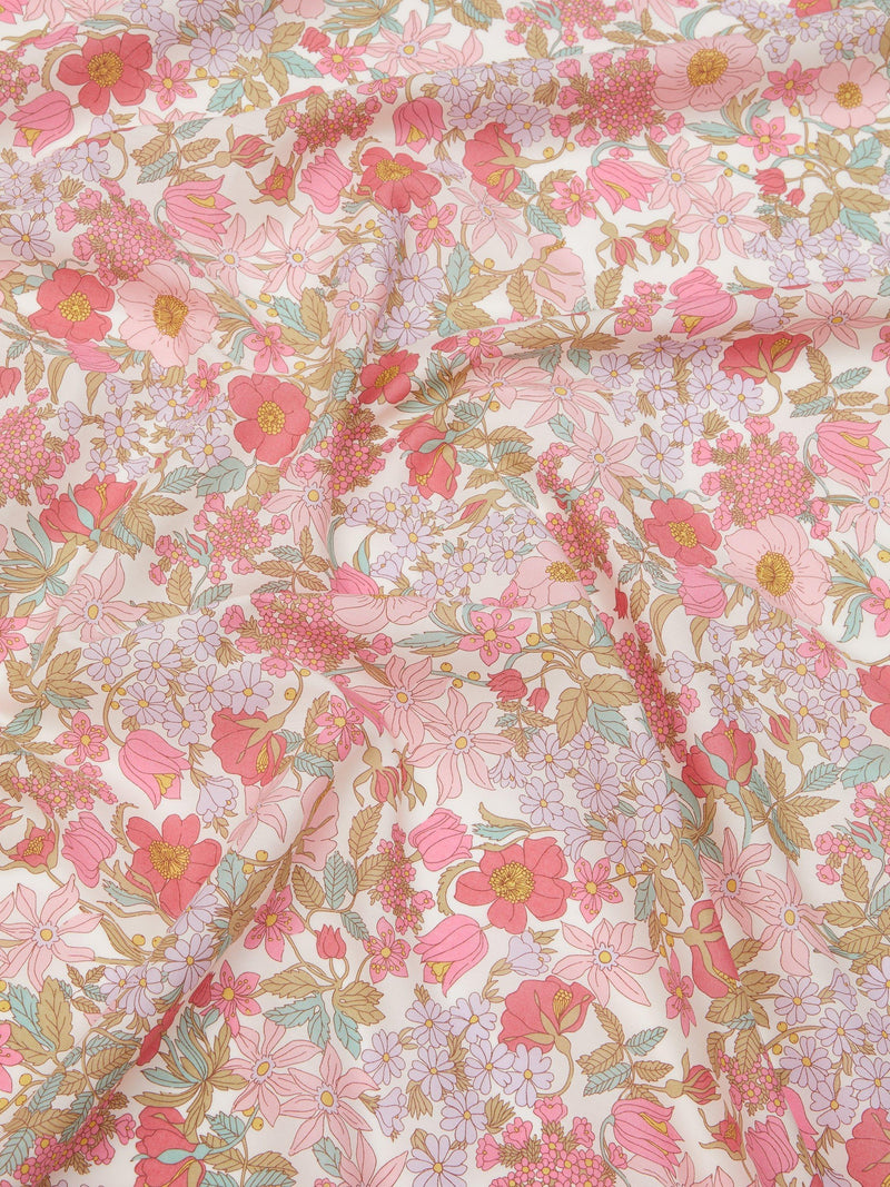 Liberty Fabrics Clarabell floral Tana Lawn fabric roll, imported from the UK