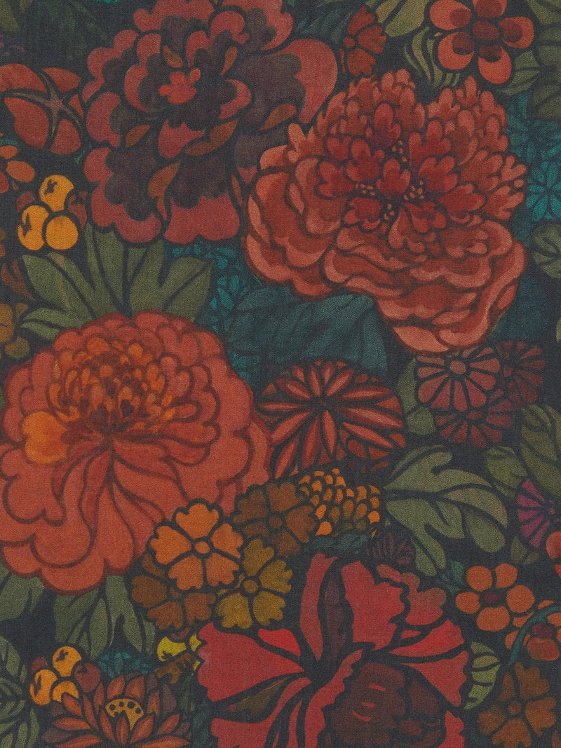 Liberty Fabrics Heritage Garden Tana Lawn fabric Multi (British brand)