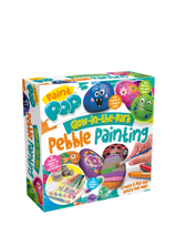 John Lewis Paint Pop Glow-in-the-Dark Pebble Painting Kit- Buy online at McGrocer