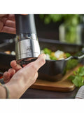 Peugeot electric salt and pepper mills black silver set, UK version