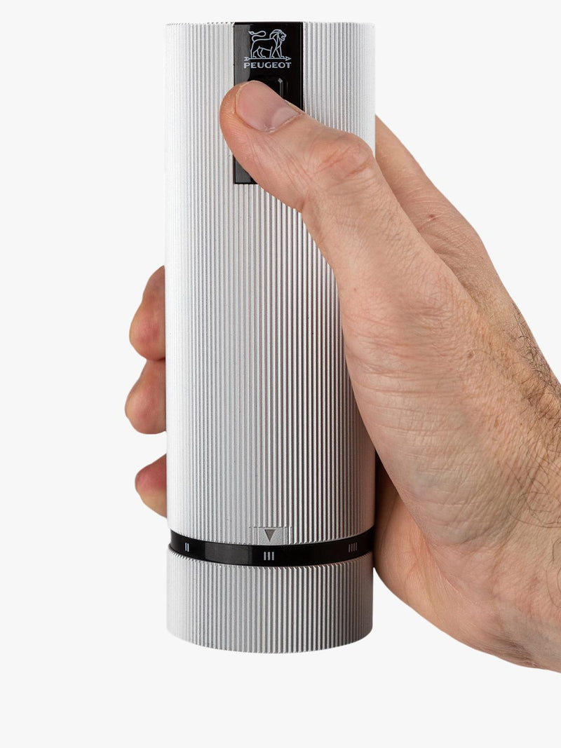 Peugeot electric salt and pepper mill duo 15cm (British brand)