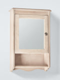John Lewis mirrored bathroom cabinet white wash (British brand)