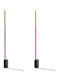 Philips Hue Signe Gradient Floor Lamp black pair, imported from the UK