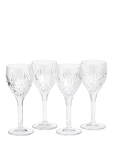 John Lewis Royal Doulton Highgate Cut Crystal White Wine Glass, Set of 4, 220ml, Clear- Buy online at McGrocer