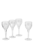 Royal Doulton Highgate cut crystal white wine glasses, UK version