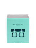 Royal Doulton Highgate cut crystal white wine glasses, UK version