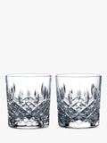 Royal Doulton crystal cut glass tumbler set of 2, 290ml clear, imported from the UK