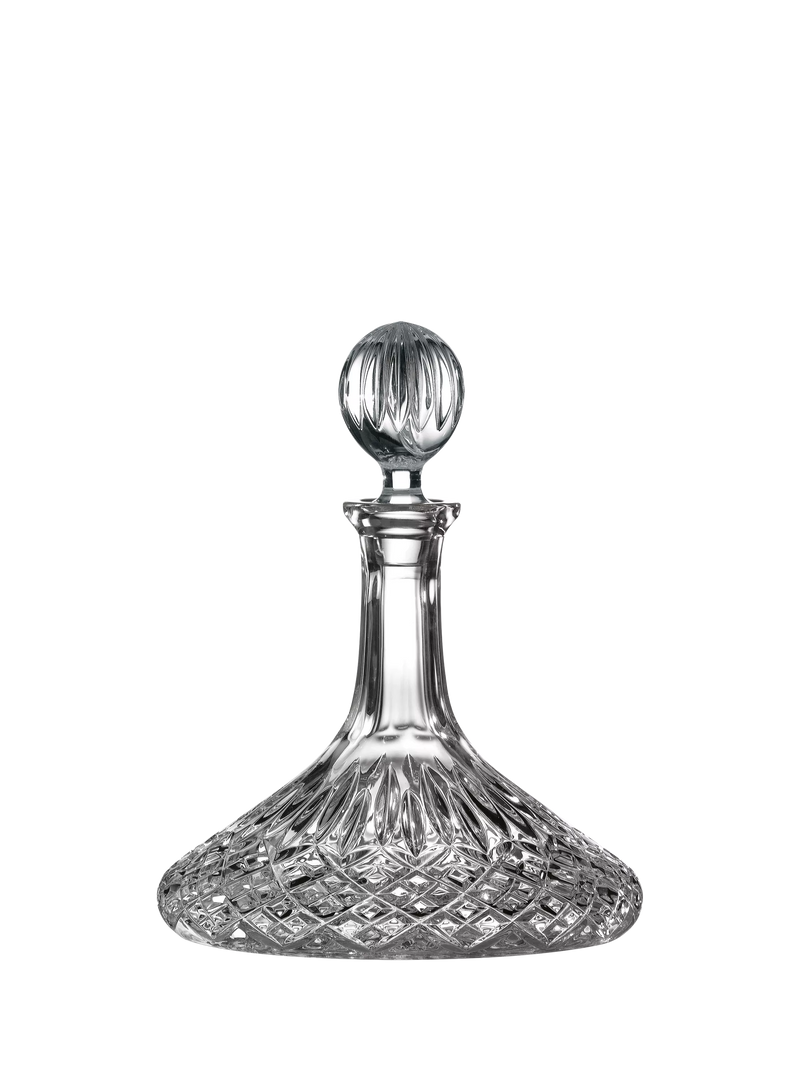 Royal Doulton Ashmere lead crystal ship's decanter 1L - British product