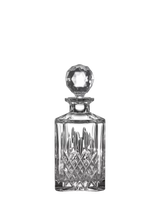 John Lewis Royal Doulton Ashmere Cut Crystal Glass Square Decanter Clear 850ml- Buy online at McGrocer