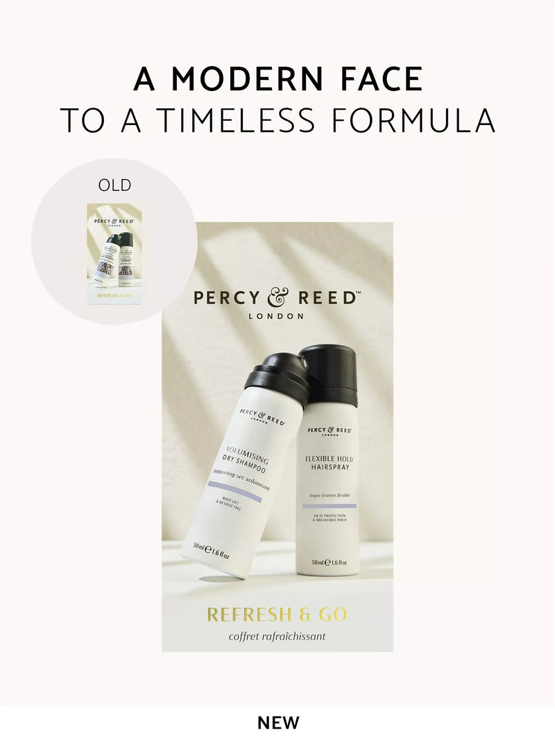 Percy & Reed Refresh & Go haircare gift set - British product