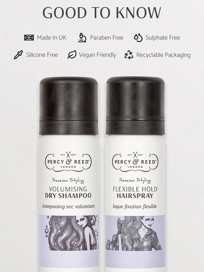 Percy & Reed Refresh & Go haircare gift set - British product