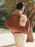 Reiss suede holdall bag tan - British product