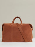 Reiss suede holdall bag tan - British product