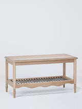 John Lewis John Lewis Heritage Shoe Bench in Ash Wash- Buy online at McGrocer