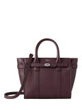 Mulberry Mini Bayswater Zipped Classic Grain Leather Tote Bag