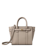 Mulberry Mini Bayswater Zipped Classic Grain Leather Tote Bag