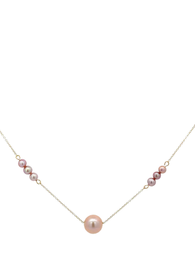 John Lewis E.W Adams 9ct Gold Blush Pearl Necklace Gold/Pink 45cm- Buy online at McGrocer