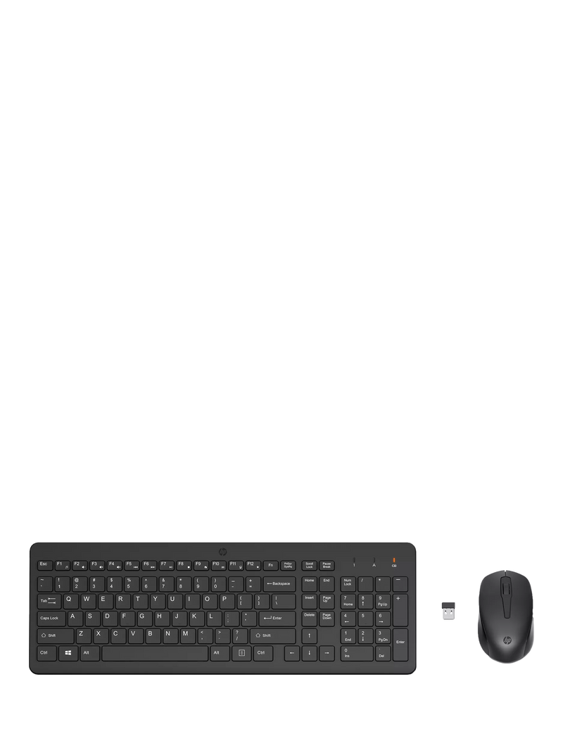 HP 330 wireless keyboard and mouse black, UK version
