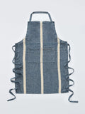 John Lewis blue stripe linen apron, imported from the UK