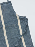 John Lewis blue stripe linen apron, imported from the UK
