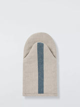 John Lewis John Lewis Leckford Stripe Linen Oven Mitt Blue- Buy online at McGrocer