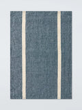 John Lewis striped cotton tea towels set of 2 blue (British brand)