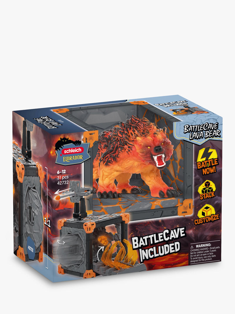schleich Eldrador Creatures BattleCave Lava Bear action figure set - British product