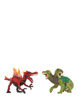 John Lewis schleich Eldrador Creatures Fire Dinosaur vs Jungle Lizard Battle Set- Buy online at McGrocer