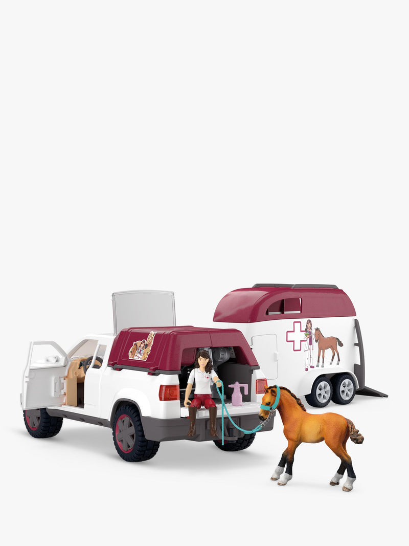 schleich Mobile Vet with Trailer Playset, UK version